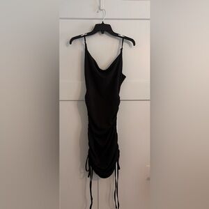 Black Ruched Dress